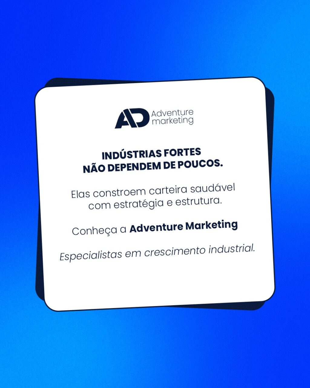 Instagram post from adventuremarketing.mkt. This post is in position 5.